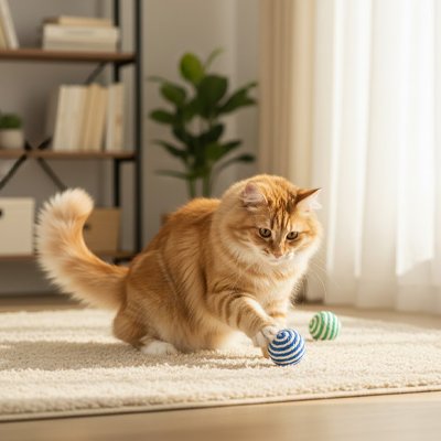 Balle pour chat 